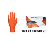 100 Guanti monouso in nitrile ULTRAGRIP senza polvere molto spessi - no lattice