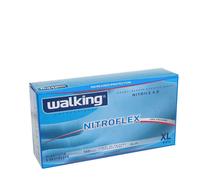 100 Guanti monouso in nitrile Walking Nitroflex taglia XL 9-9,5