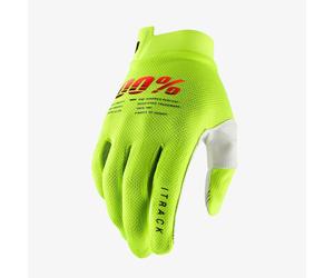 100% Guanti MX iTrack Giallo Motocross MTB Fuoristrada ATV Quad Unisex