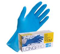 100 Guanti nitrile lunghi Icoguanti Long Pro extra resistenti