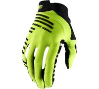Guanti da ciclismo 100% R-Core giallo fluorescente (M)