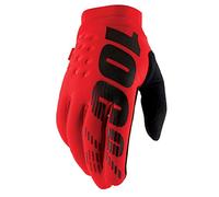 100 brisker red long gloves