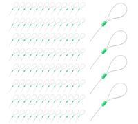 100 guarnizioni di sicurezza per cavi in acciaio, etichette di sicurezza numerate, sigilli di sicurezza numerati, sigilli di sicurezza numerati, fascette di sicurezza autobloccanti per rimorchi