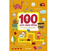 100 Gute-Laune-Rätsel für den Kindergarten: Lernspiel-Sammlung zum Rätseln und Malen für Kinder ab 4 Jahre