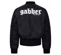 100% Hardcore Bomber da uomo Gabber | nero | giacca invernale Gabber Bomber, Nero , 3XL