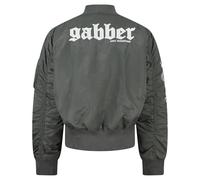 100% Hardcore Bomber GABBER | Army Green | Gabber Uomo, verde, S