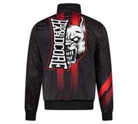 100% Hardcore Giacca da allenamento Red Mark | Black | Black | Gabber Training Jacket, Nero , L