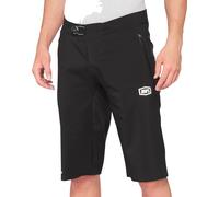 100% Hydromatic Pantaloncini da bicicletta, nero, taglia 36 per maschi
