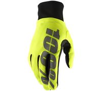 100% Hydromatic WP Guanti da bicicletta, giallo/nero, Taglia S