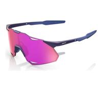 100 hypercraft xs occhiali satin storm metallic lenti a specchio viola