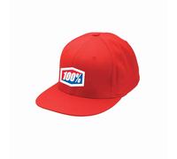 100% J-FIT Flexfit Hat Red S / M