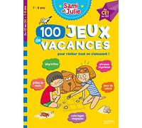 100 jeux de vacances Sami et Julie du CE1 au CE2 7-8 ans: Avec 1 crayon