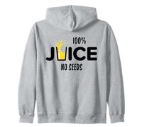 100% Juice No Seeds Funny Post Vasectomia Juice Cup Felpa con Cappuccio
