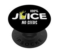 100% Juice No Seeds Funny Post Vasectomia Juice Cup PopSockets PopGrip Adesivo