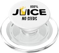 100% Juice No Seeds Funny Post Vasectomia Juice Cup PopSockets PopGrip per MagSafe