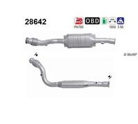 100 KW 136 CV CATALIZZATORE PER Citron Evasion MPV/Space Wagon 22, U6 2.0 16V