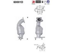 100 KW 136 CV CATALIZZATORE PER Isuzu D-Max I TFR, TFS 2.5 DiTD 4x4