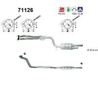 100 KW 136 CV CATALIZZATORE PER Mercedes Classe E Cabriolet A124 E 200