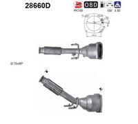 100 KW 136 CV CATALIZZATORE PER Peugeot 407 Coup 6C 2.0 HDi