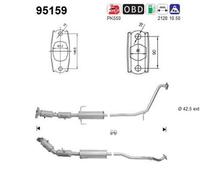 100 KW 136 CV CATALIZZATORE PER Toyota Auris E18 1.8 Hybrid