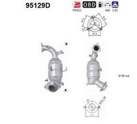 100 KW 136 CV CATALIZZATORE PER Toyota RAV 4 III A3 2.2 D 4WD