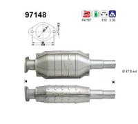 100 KW 136 CV CATALIZZATORE PER Volvo S40 I 644 2.0