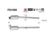 AS FD1058 Filtro Antiparticolato Sistema Di Scarico Per Mercedes-Benz W639