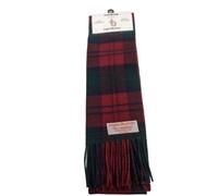 100% Lambswool Tartan Sciarpa Da Ingles Buchan Made IN Scozia 6 Tartan