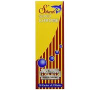 100 Lamette da barba Shark Super Chrome NEW PACKAGING