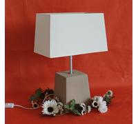 100 Lampada da Tavolo Piantana Decorazione Luce Lampada Bianco Pietra Angolare