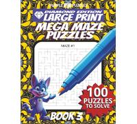 100 Large Maze Puzzles Challenge for Adults Seniors Young Adults and Teens - Large Font Book 3: Large Print, Easy-to-Read Format, Improve memory, focus, and problem-solving skills, Travel Game Gift