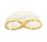 100 loop/filo acciaio della memoria del lotto Dia 55 60 115 mm Filo metallico for Fai da te(Gold,60mm Dia)