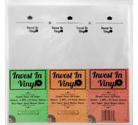 100 LP Maniche Combo - 50 3 Mil Esterno & 50 Master Riso Carta Foderato 33