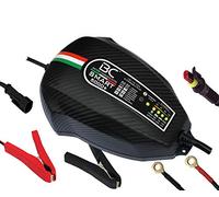 100% Made in Italy SMART 5000+ Caricabatterie/Mantenitore Intelligente 1Amp/5Amp per Batterie 12V Piombo-Acido, dotato di Power Supply, per Auto, Moto, Scooter, Barche, Camion, Camper fino a 160Ah