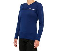 100% Maglia L. RIDECAMP Donna Blu Navy Taglia XL
