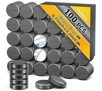 100 magneti per frigorifero, per lavori artigianali, magneti con supporto adesivo, magneti in ceramica, magneti per lavagna bianca, dischi rotondi per lavagna, pulsante fai da te, 18 mmx5 mm