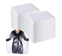 100 mantelle usa e getta da barbiere per tagliare i capelli, impermeabili, 129,5 x 91,4 cm, mantelle usa e getta per parrucchieri, parrucchieri, saloni di bellezza, tinture per capelli