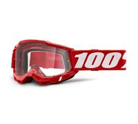 100% Accuri II Essential Occhiali da motocross, rosso