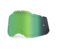 100% MÁSCARAS Sostituzione RC2/AC2/ST2 - Lente verde a specchio ventilato a doppio pannello