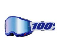 100percent Accuri 2 Goggles Bianco Mirror Blue Lens/CAT3 Blue