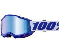 100percent Accuri 2 Goggles Bianco Mirror Blue Lens/CAT3 Blue