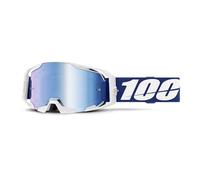 100 Percent Armatic Black, occhiali a specchio male Blu/Bianco Blu A Specchio