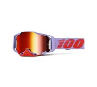100% Maschera ARMEGA Fausto - Lente Specchiata Rossa