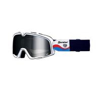 100 Percent Barstow Lucien, occhiali a specchio male Bianco/Nero/Blu/Rosso Argento A Specchio