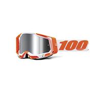 100% Racecraft II Orange Occhiali da motocross, bianco-arancione