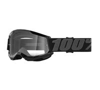 100percent Strata 2 Junior Goggles Nero Clear Lens Bambini