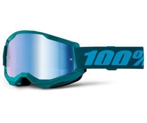 100% Maschera Strata 2 Stone - Lente A Specchio Blu