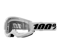 100percent Strata 2 Goggles Trasparente,Bianco Clear Lens/CAT0