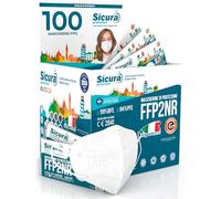 100 Mascherine FFP2 Certificate CE Made in Italy SICURA Protection BFE ≥99% Mascherina ffp2 vera Marcatura EFFETTO PULITO sigillata. EN 149:2001+A1:2009