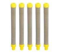 100 Mesh filtro per Wagner Airless vernice pistola a spruzzo Airless pistola filtro elementi in acciaio inox per Wagner Airless vernice pistola a spruzzo giallo 100mm lunghezza - 5 pezzi